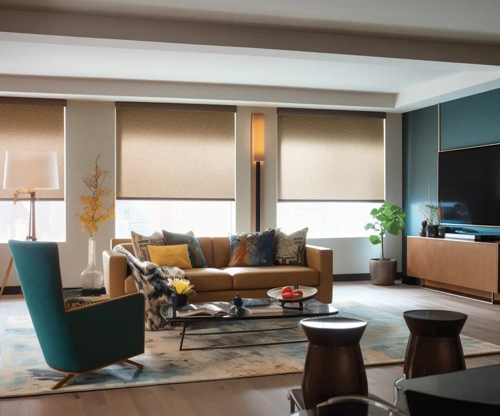 Living Room Roller Shades
